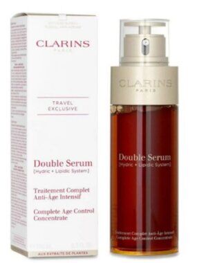 Clarins Double Serum 100ml / 3.3oz Hydric + Lipidic System New Sealed